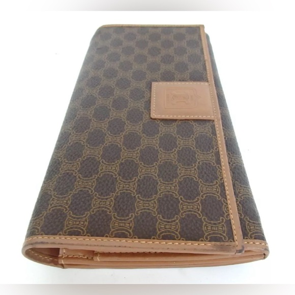 VINTAGE Celine Macadam Long Wallet - Picture 4 of 12